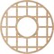 Ekena Millwork O'Neal Wood Fretwork Pierced Ceiling Medallion, Alder, 34"OD x 12 3/8"ID x 3/8"T CMWP34X34X0375ONAL - alternate 5